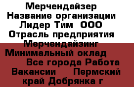 Мерчендайзер › Название организации ­ Лидер Тим, ООО › Отрасль предприятия ­ Мерчендайзинг › Минимальный оклад ­ 19 000 - Все города Работа » Вакансии   . Пермский край,Добрянка г.